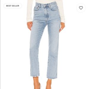 Agolde 90s pinch waist high rise kick Jean size 26